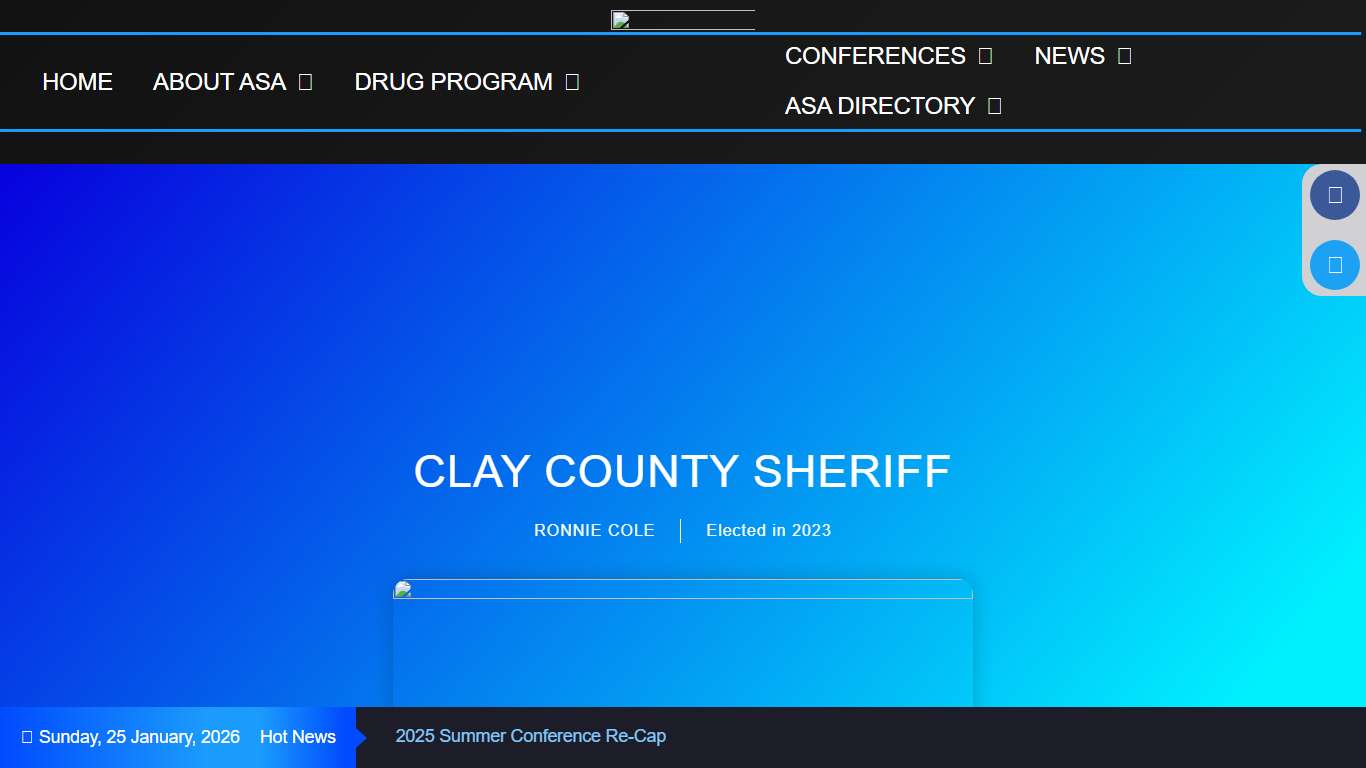 CLAY COUNTY SHERIFF – Arkansas Sheriff Association